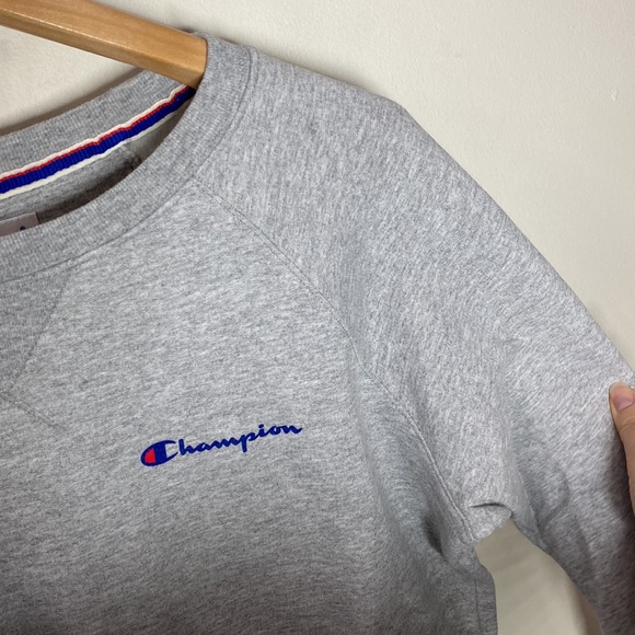 Champion Classic Crewneck fleece sweatshirt in Oxford grey size M - Picture 5 of 13